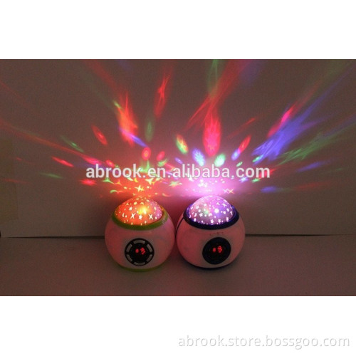 Mini portable led speaker lights support usb flash drive fm radio and EQ function